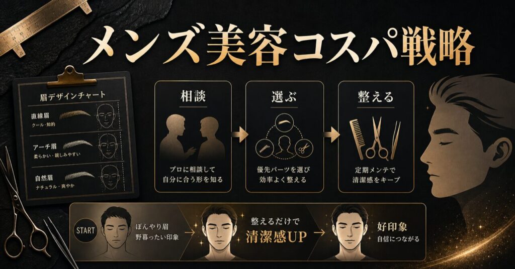 30代メンズ美容は月3000円で始められる｜プロが教えるコスパ最強戦略のアイキャッチ