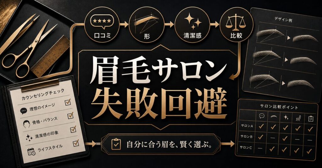 渋谷のメンズ眉毛サロンおすすめ5選！口コミで選ぶ失敗しない人気店【2026年版】のアイキャッチ