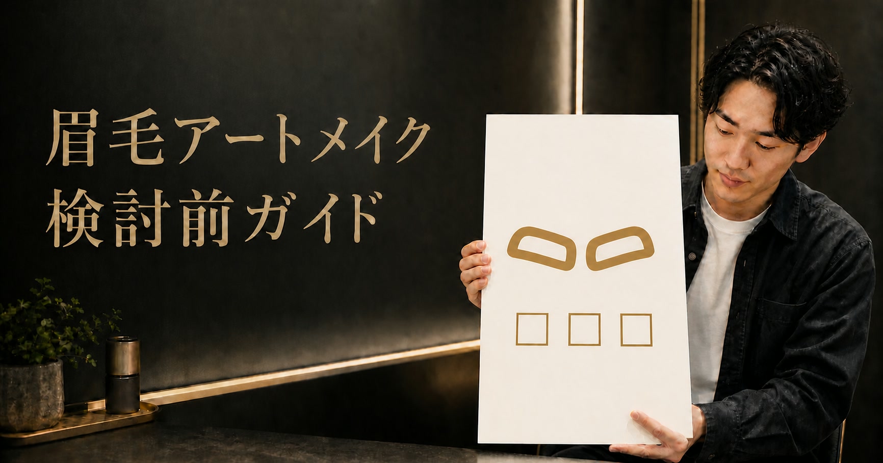 メンズ眉毛アートメイクの検討前ガイド｜医療機関へ確認する項目